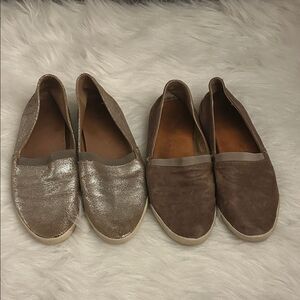 Frye Melanie slide on flats size 9